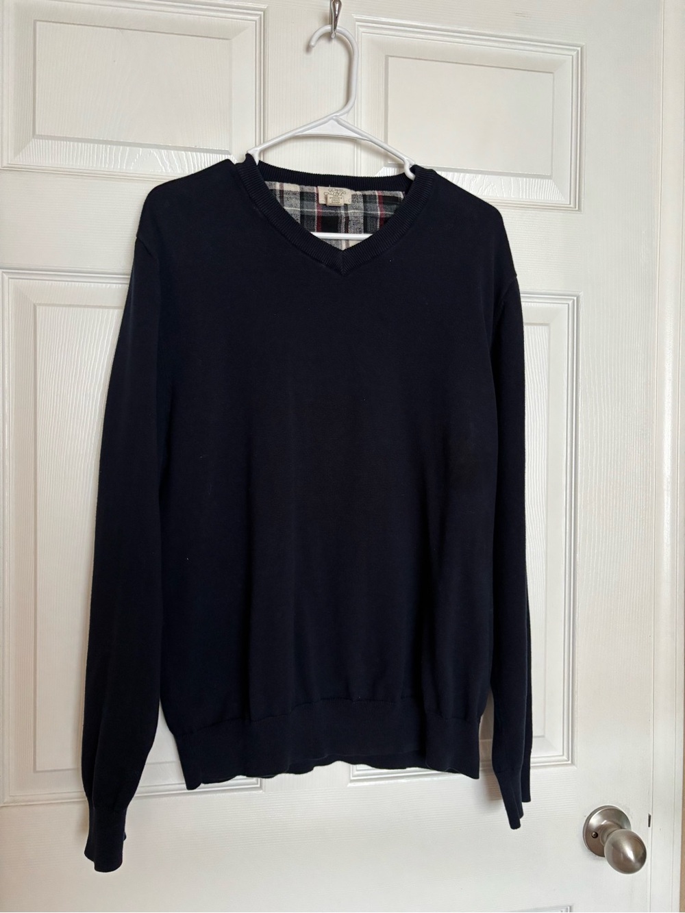 Men's V-Neck Pullover Sweater cotton
Size XL